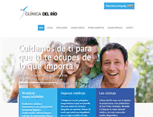 Tablet Screenshot of clinicadelrio.com